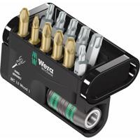 Wera Bit-Check 12 Wood 1 05057423001 Bitset 12-delig Kruiskop Pozidriv, Kruiskop Phillips, Binnen-Torx