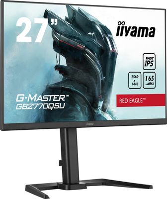 Iiyama G-MASTER Red Eagle GB2770QSU-B5 Gaming monitor Energielabel F (A - G) 68.6 cm (27 inch) 2560 x 1440 Pixel 16:9 0.5 ms DisplayPort IPS LCD