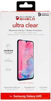 InvisibleShield Ultra Clear displaybeschermfolie voor Samsung Galaxy A40