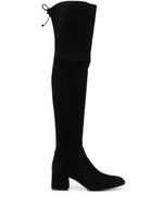 Stuart Weitzman bottines Flareland 65 mm en daim - Noir