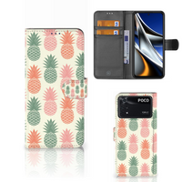 Xiaomi Poco X4 Pro 5G Book Cover Ananas - thumbnail