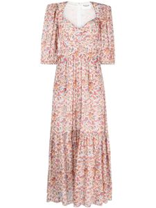 MARANT ÉTOILE Leoniza floral-print midi dress - Multicolore