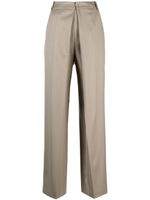 Low Classic pantalon de tailleur à détails plissés - Gris