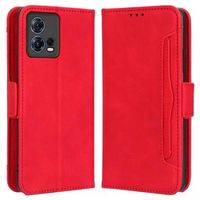 Cardholder Series Motorola Moto S30 Pro/Edge 30 Fusion Portemonnee Hoesje - Rood