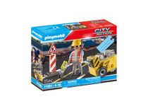 PlaymobilÂ® City Action 71185 bouwvakker met randensnijder - thumbnail