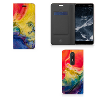 Bookcase Nokia 5.1 (2018) Watercolor Dark - thumbnail