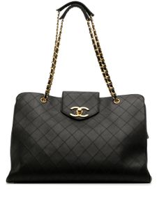 CHANEL Pre-Owned sac porté épaule Jumbo Supermodel (année 1992) - Noir