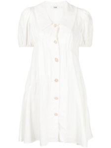 b+ab robe-polo à coupe courte - Blanc