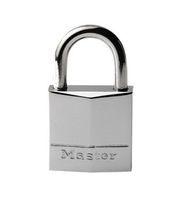 Masterlock 30mm - 17mm stainless steel shackle, 5mm diam. - double locking - 4-pi - 639EURD