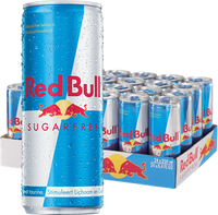 Red Bull Sugarfree 250ml 24-Tray Energiedrankje Vloeistof - thumbnail