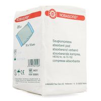 Noba Absorbent Pad N/ster 10cmx10cm 25 9340920 - thumbnail