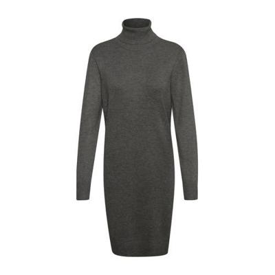 Saint Tropez fijngebreide jurk Mila grijs