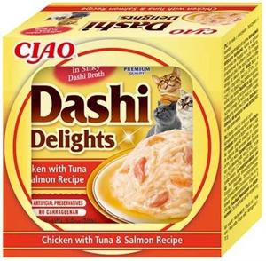 Inaba Inaba dashi delights chicken with tuna & salmon recipe