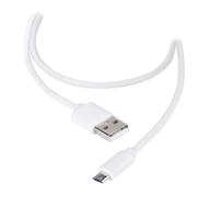 Vivanco USB-kabel USB 2.0 USB-A stekker, USB-micro-B stekker 1.20 m Wit 36252