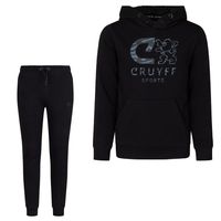 Cruyff Xinner Trainingspak Kids Zwart Camo Blauw Grijs - thumbnail