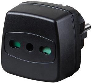 Brennenstuhl Travel Adapter netvoeding & inverter Zwart