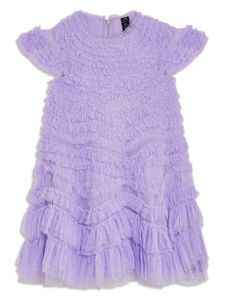 NEEDLE & THREAD KIDS robe à volants - Violet