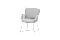 Fabrice dining chair Frozen/Frost Grey with 2 cushions | 4 Seasons Outdoor