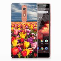 Nokia 5.1 (2018) TPU Case Tulpen