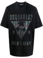 DSQUARED2 t-shirt à imprimé graphique - Noir - thumbnail