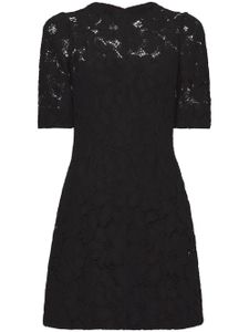 Proenza Schouler robe en dentelle à fleurs - Noir