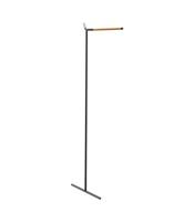 YAMAZAKI TOWER 5551 Hoekkleerhanger, zwart, staal/hout, L 31,5 x B 48,5 x H 160 cm