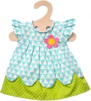 Heless poppenkleding bloemenjurk blauw/groen 35 45 cm