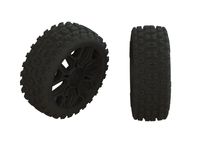 Arrma - Dboots 2HO Tire Set Glued Black (2) (AR550057)