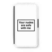 Safe with me: iPhone X Flip Hoesje