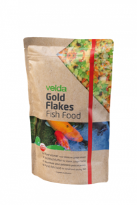 Velda Gold Flakes 1000 ml - GMO-vrij Vlokvoer voor Gezonde Vijvervissen en Waterkwaliteit