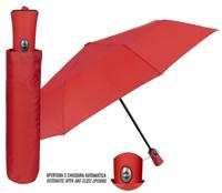 Perletti mini-paraplu automatisch 100 cm microvezel rood