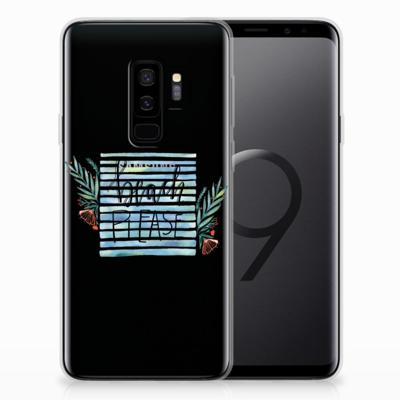 Samsung Galaxy S9 Plus Telefoonhoesje met Naam Boho Beach Samsung Galaxy S9 Plus Telefoonhoesje met Naam Boho Beach