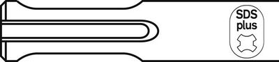 Bosch Accessories 2607019051 Puntbeitel Gezamenlijke lengte 250 mm SDS-Plus 5 stuk(s)