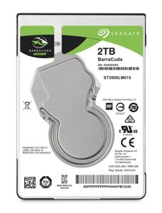 Seagate Barracuda 2.5" interne harde schijf 2 TB 5400 RPM 128 MB 2.5" SATA III