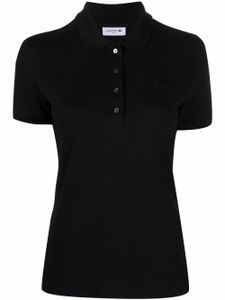 Lacoste polo cintré à manches courtes - Noir