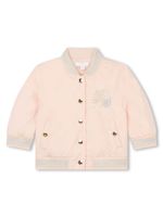 Chloé Kids veste bomber à paillettes - Rose