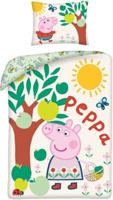 Peppa Pig Dekbedovertrek Appelboom 140 x 200 cm katoen - thumbnail