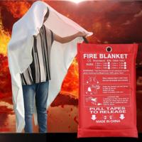 Emergency Survival Fire deken Shelter veiligheid beschermer blussers tent grootte: 1.8 × 1.8 m
