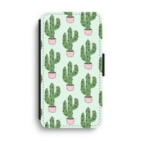 Cactus Lover: iPhone XS Max Flip Hoesje - thumbnail