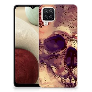 Silicone Back Case Samsung Galaxy A12 Skullhead