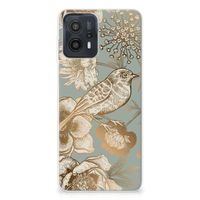 TPU Case voor Motorola Moto G23 | G13 Vintage Bird Flowers - thumbnail