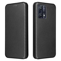 OnePlus Nord CE 2 Lite 5G Flip Case - Koolstofvezel - Zwart - thumbnail