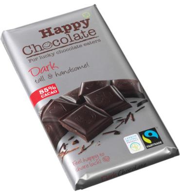 Happy Chocolate Dark 85% (180g) Happy Chocolate Dark 85% (180g)