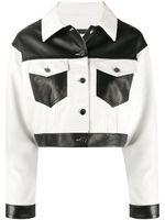 Giuseppe Zanotti veste crop colour block - Blanc - thumbnail