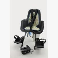 Mini Plus Classic Zwart voor fiets zitje met Bamboo Inlay