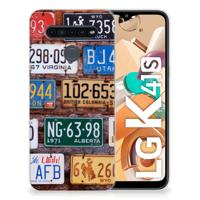LG K41s Siliconen Hoesje met foto Kentekenplaten