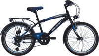 Wings Blast 20 Inch 30 cm Jongens 6V V-Brakes Zwart/Blauw - thumbnail