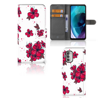 Motorola Moto G51 5G Hoesje Blossom Red - thumbnail