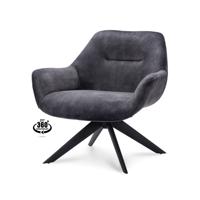 Haluta Relax Fauteuil Juna - Draaibaar - Antraciet