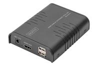 DIGITUS,HDMI,KVM,IP,Extender,Ontvanger, extra eenheid,voor,DS-55529,FullHD,1080p/60Hz,HDMI,1.3,HDCP,1.4,-,Plug,&,Play